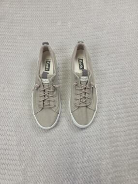 Keds Sneakers Womens Size 6.5 Kickback Canvas Sneaker Gray Slip On